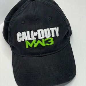 CALL OF DUTY MW3 MODERN WARFARE 3 CAP HAT BLACK STRAPBACK PROMO ACTIVISION